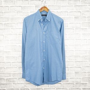 Ralph Lauren Black Label Dress Shirt in Blue grid check Men's Size 15